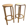 Pair of high Scandinavian/vintage style stools 60s-70s