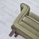 1970s, Danish 3-seater sofa, green furniture velour, beech wood.