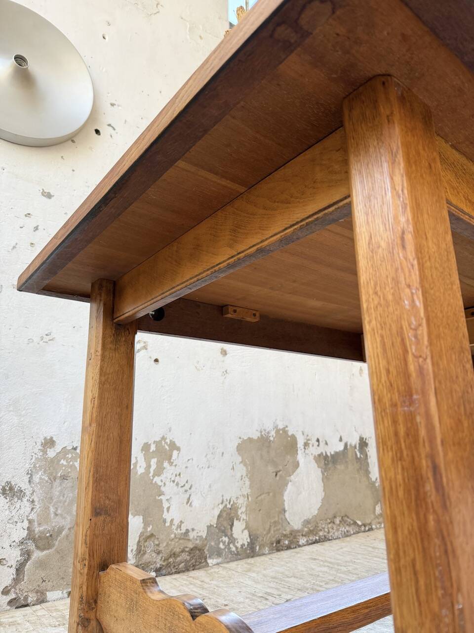 2m oak farmhouse table