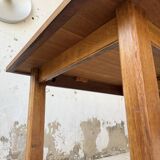 Table de ferme en chêne 2m