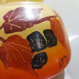 Glass vase art deco 1930
