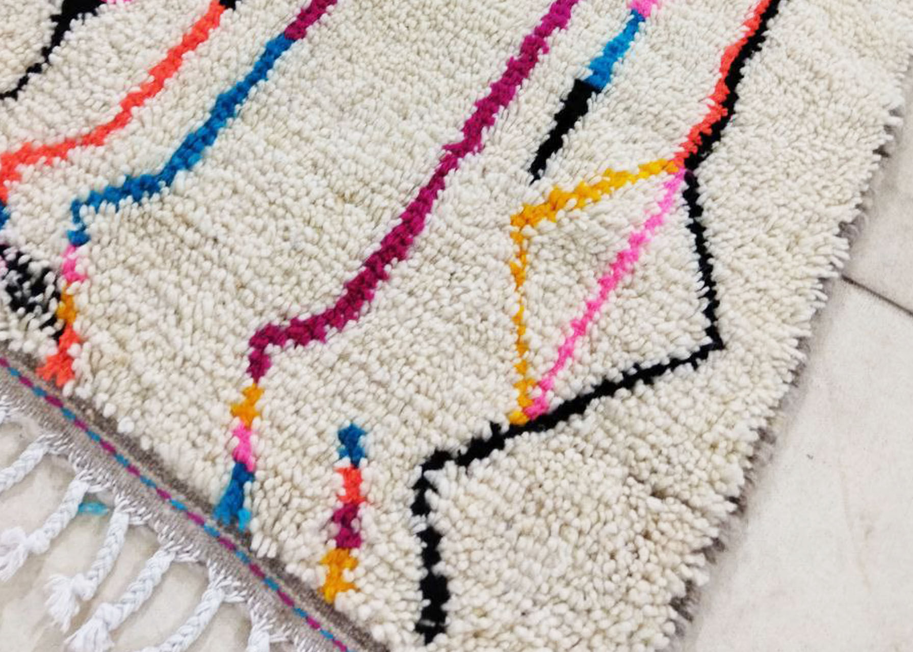 Moroccan carpet 136x102cm