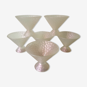 Fruit cups/iridescent glass ice
