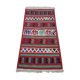 Berber carpet multicoloured wool 188 x 104 cm