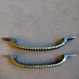 Gold art deco handles
