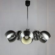 2 Vintage metal ball ceiling lamps 1960