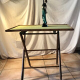 Rattan side table, 1900, Napoleon III style,