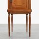 Art Deco nightstand in oak with turned legs, France 1920