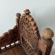 Fauteuil ancien Pidha Num2 Radjastan XIXeme en Palissandre massif