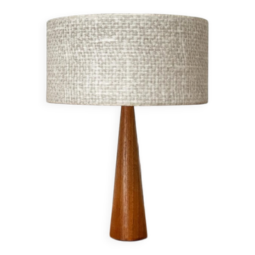 Mid-Century Minimalist Teak Table Lamp, 1960s