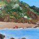 Painting on canvas Cancale