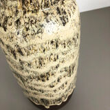 Pottery fat lava multi-color 204-41 floor vase made by Scheurich, 1970s
