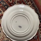 2 assiettes terre de fer gien