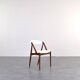 Teak & Boucle Chairs Model 31 by Kai Kristiansen for Schou Andersen, 1960s,
