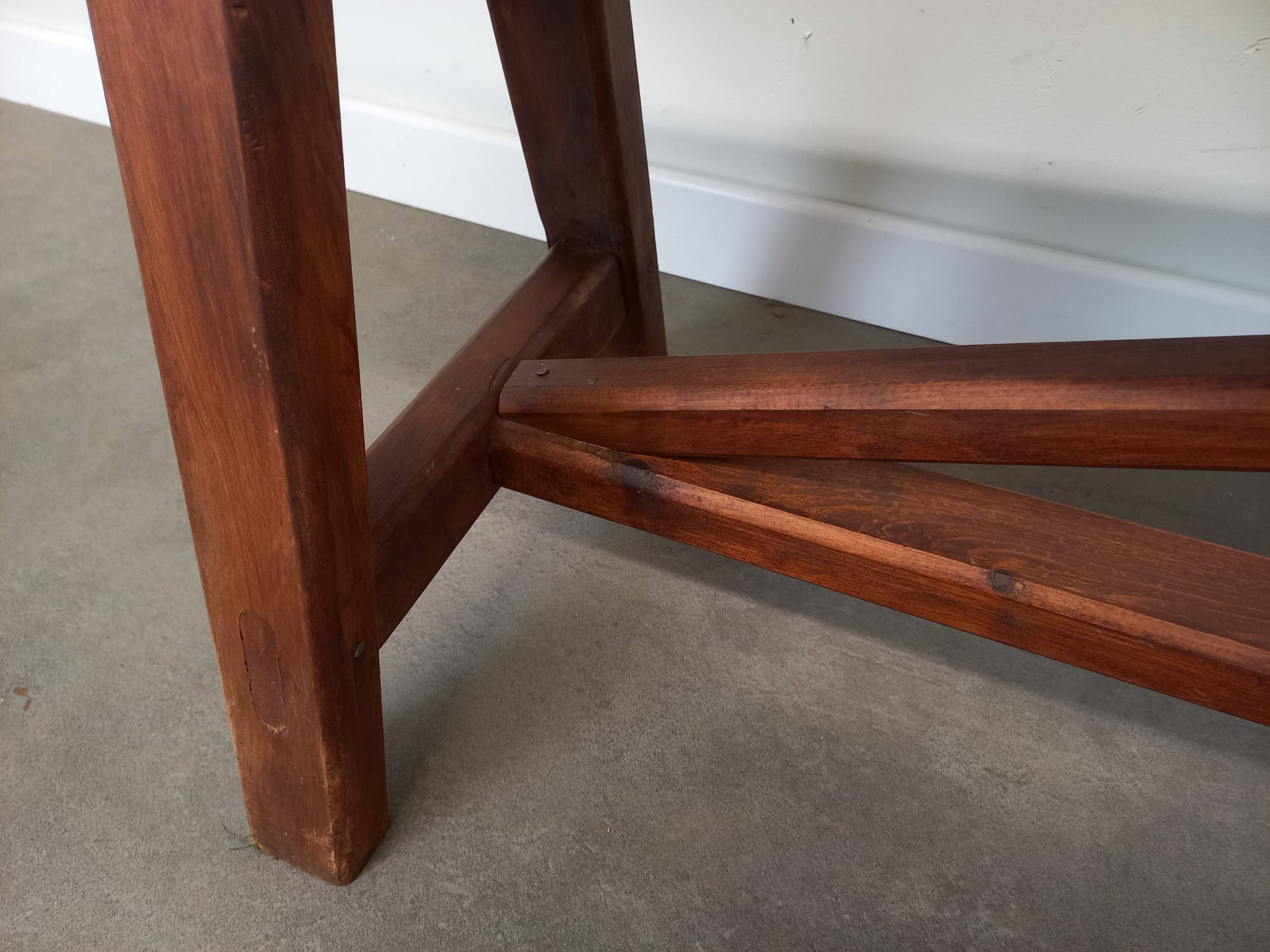 Pair of rustic benches 220 cm