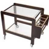 Desserte vintage à roulettes