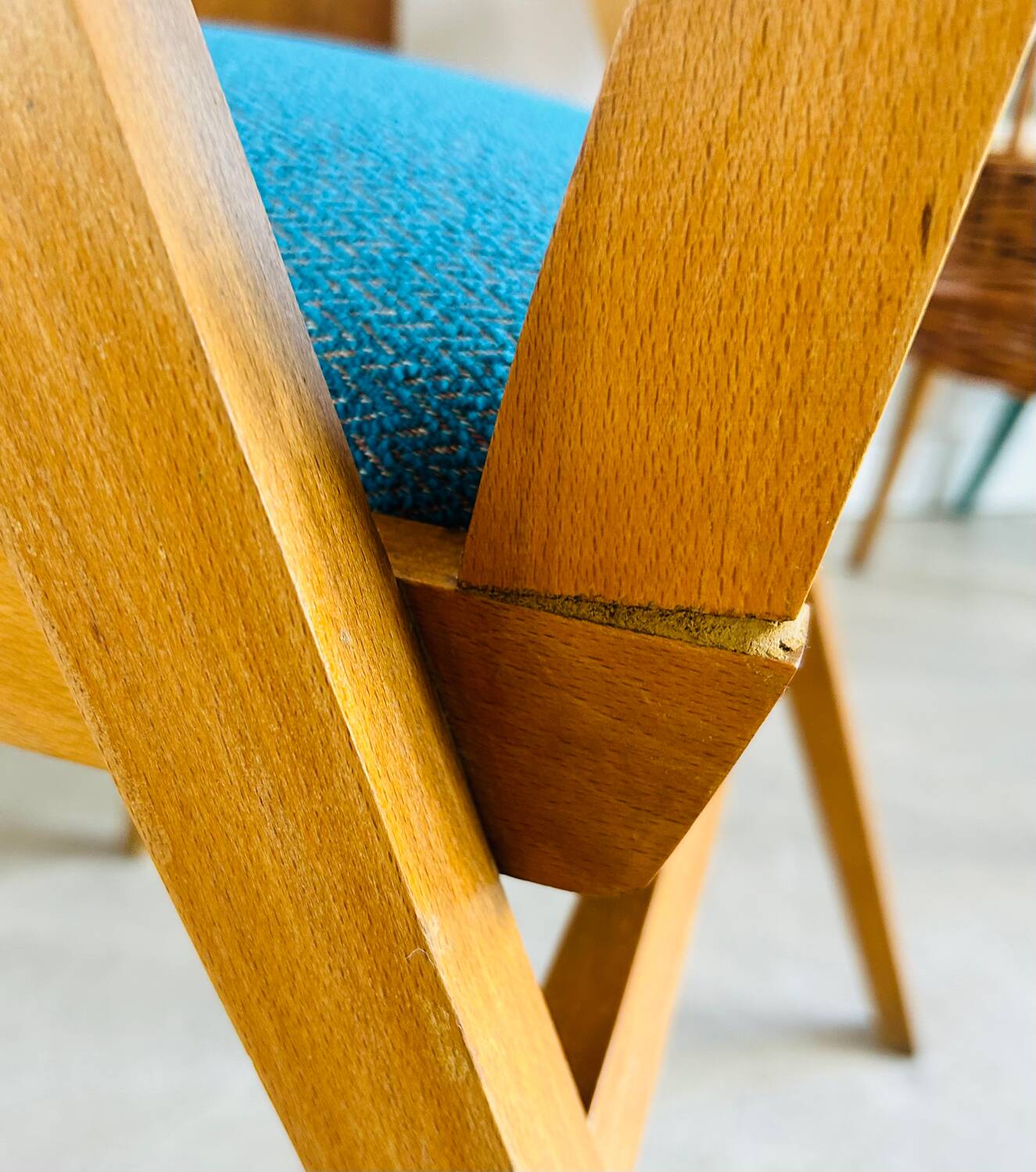 Vintage bridge armchair