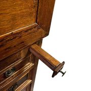 Antique wooden chest of drawers / secretary / desk