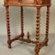 Small Louis XIII Style Table with Turned Legs