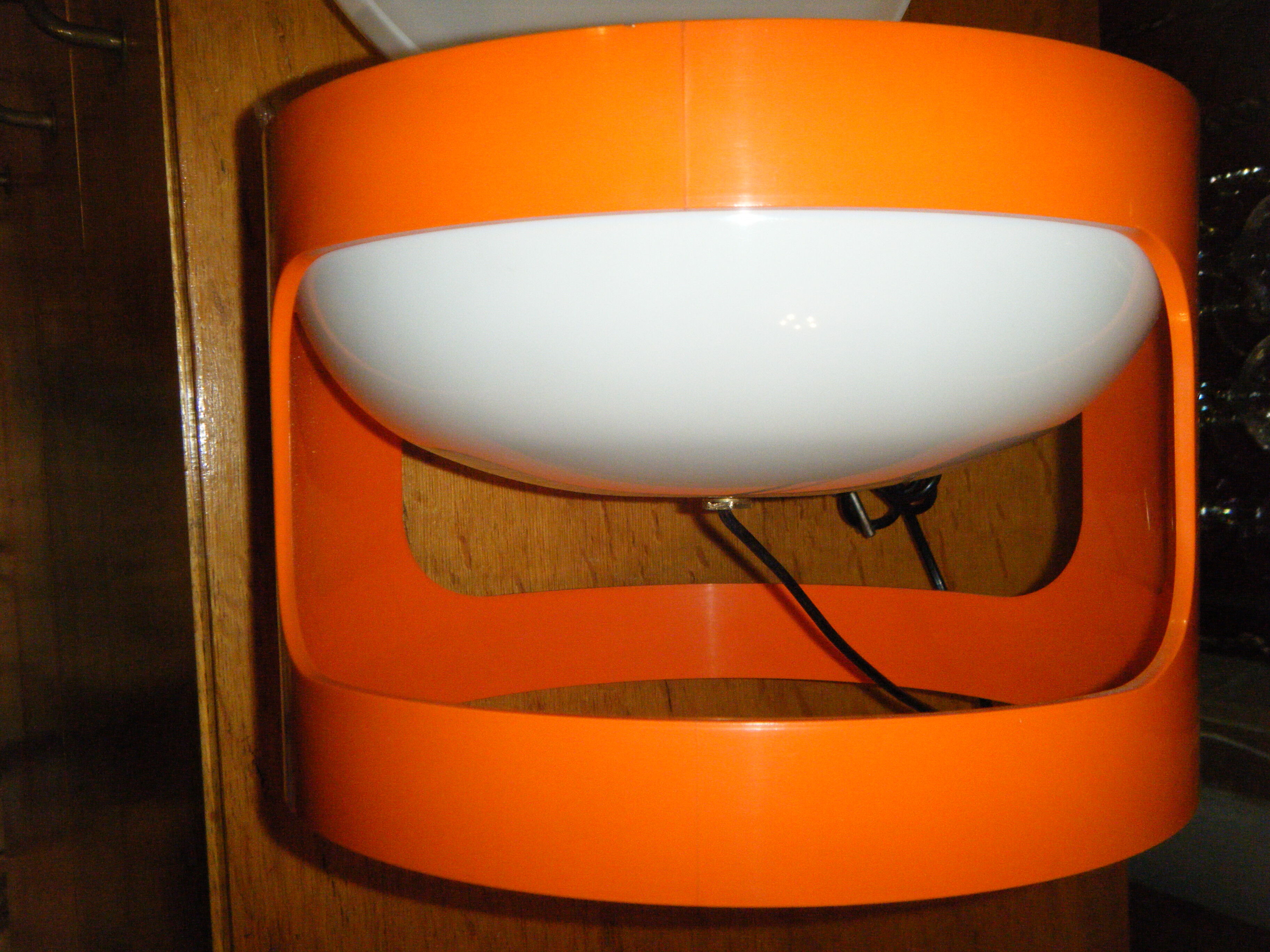 Orange KD27 colombo lamp