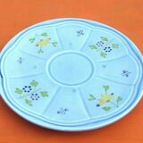 Cup / saucer for lunch hand-painted floral decoration france stamp lc