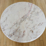60s marble marble round coffee table