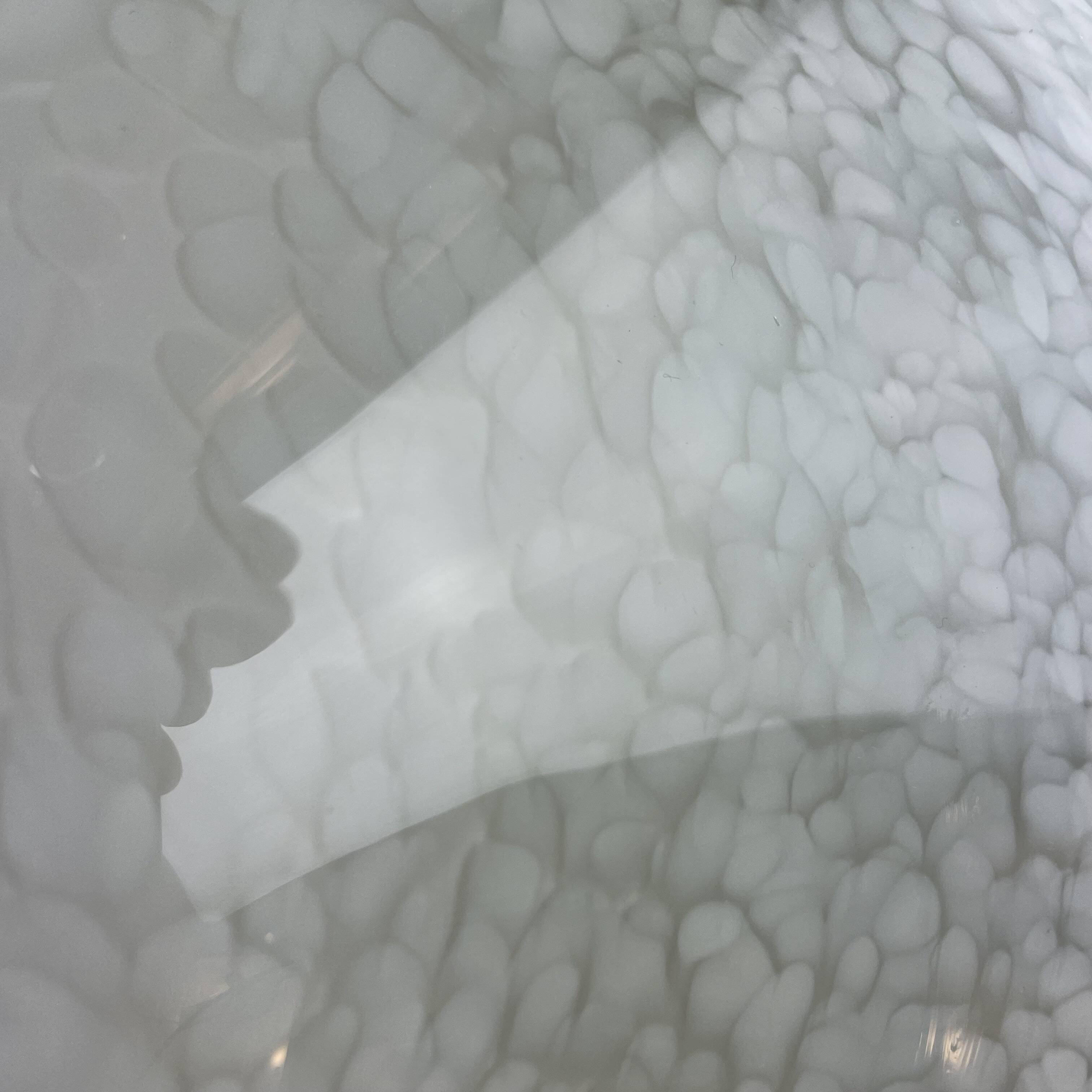 Maculato Murano Glass Ceiling Lamp, Italy, 1980s