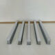 Suite of 5 modernist Perzel, chrome and neon wall lamps, Art deco 1930