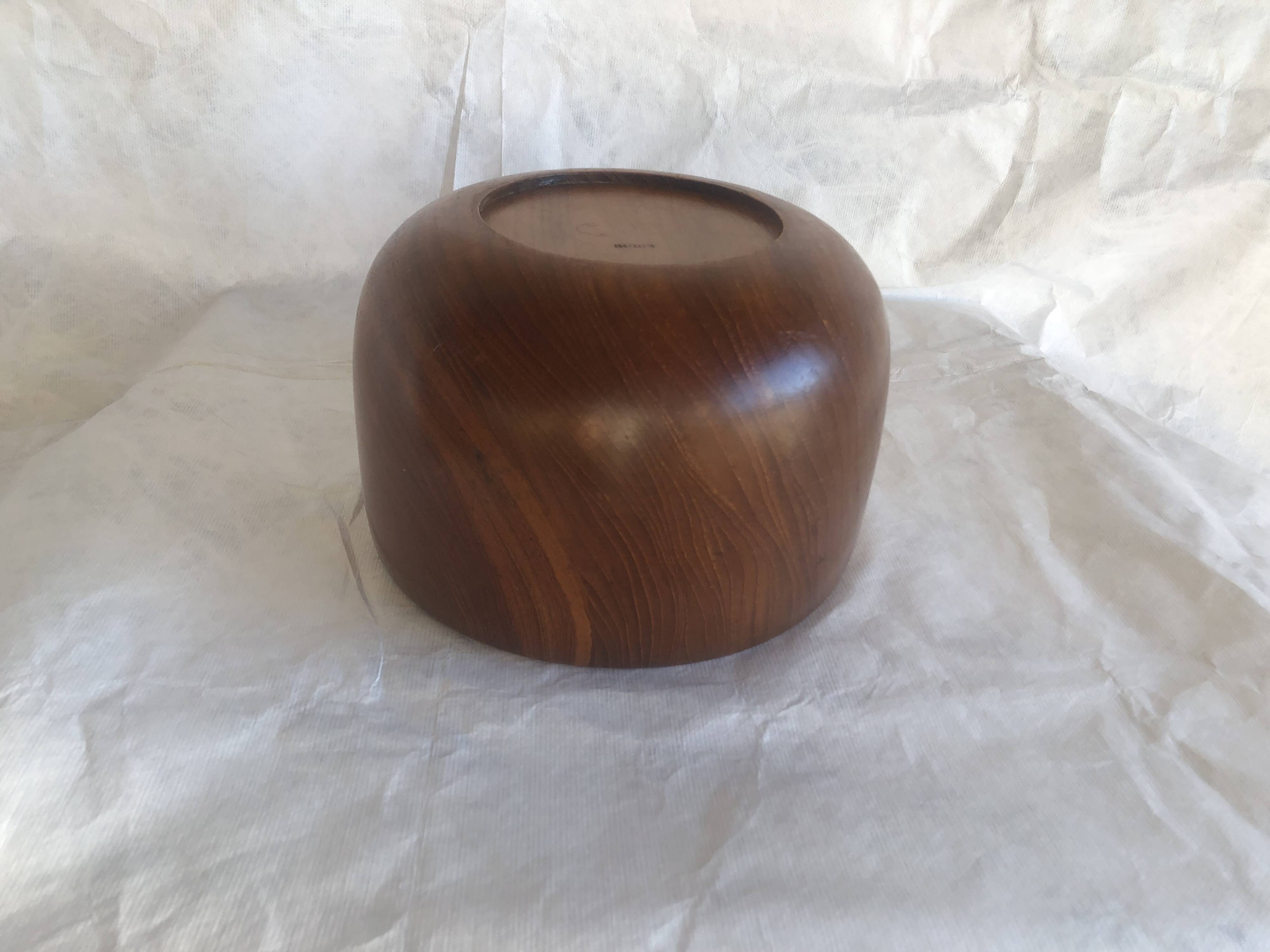 Vintage teak salad bowl
