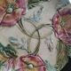 French majolica plate - slip - XIX th - Poppy décor