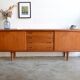 Danish teak sideboard by H.P. Hansen 220cm