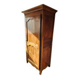 Bonnetière (armoire une porte) Louis XV en merisier, du XVIIIe siècle