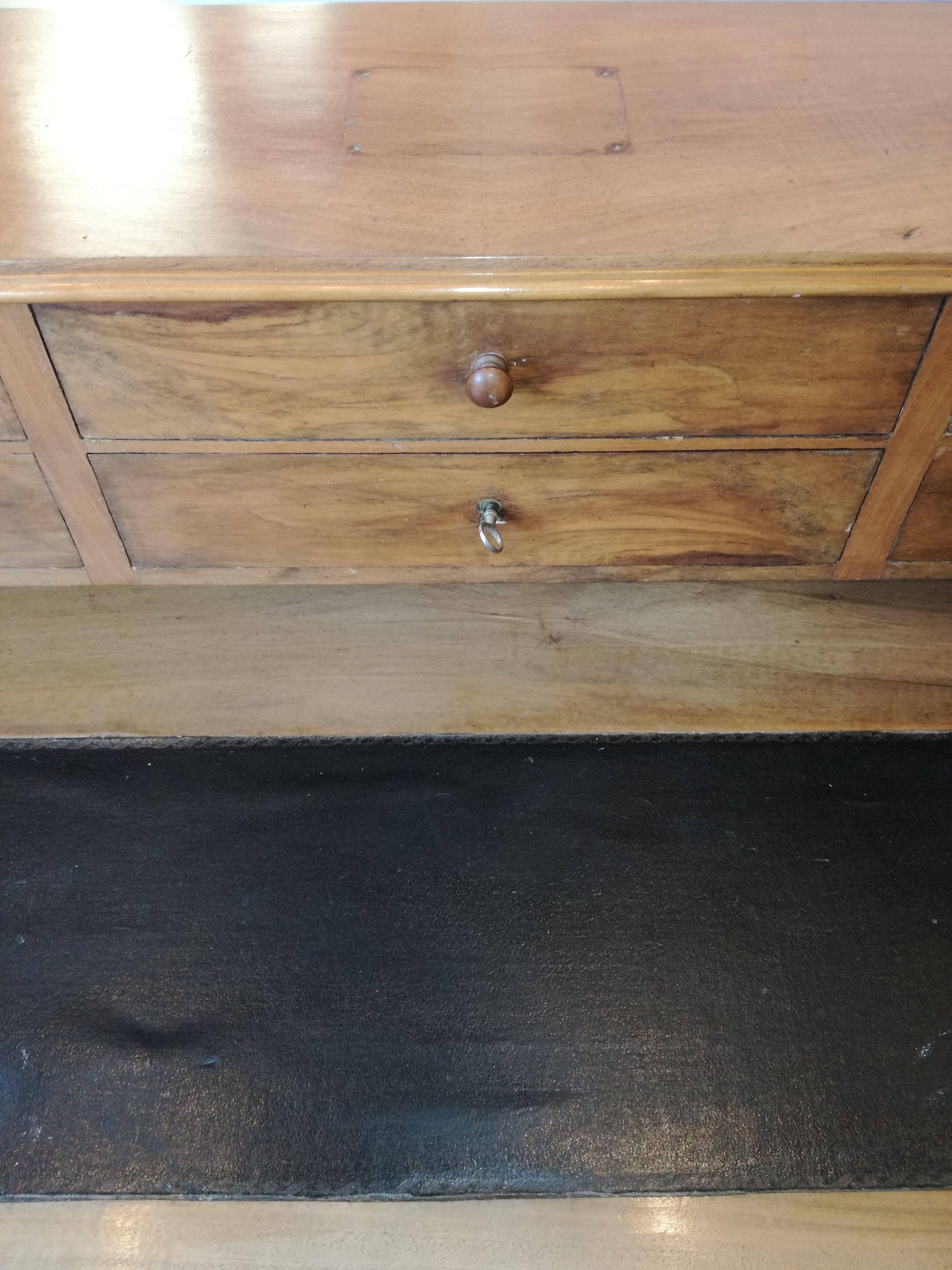 Louis Philippe 19th-century walnut desk Louis Philippe