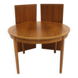 Scandinavian walnut dining table, Sweden, 1960s
