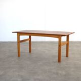 Table basse en teck et chêne, Suède années 1960