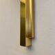 Half moon applied in Italian brass 1975
