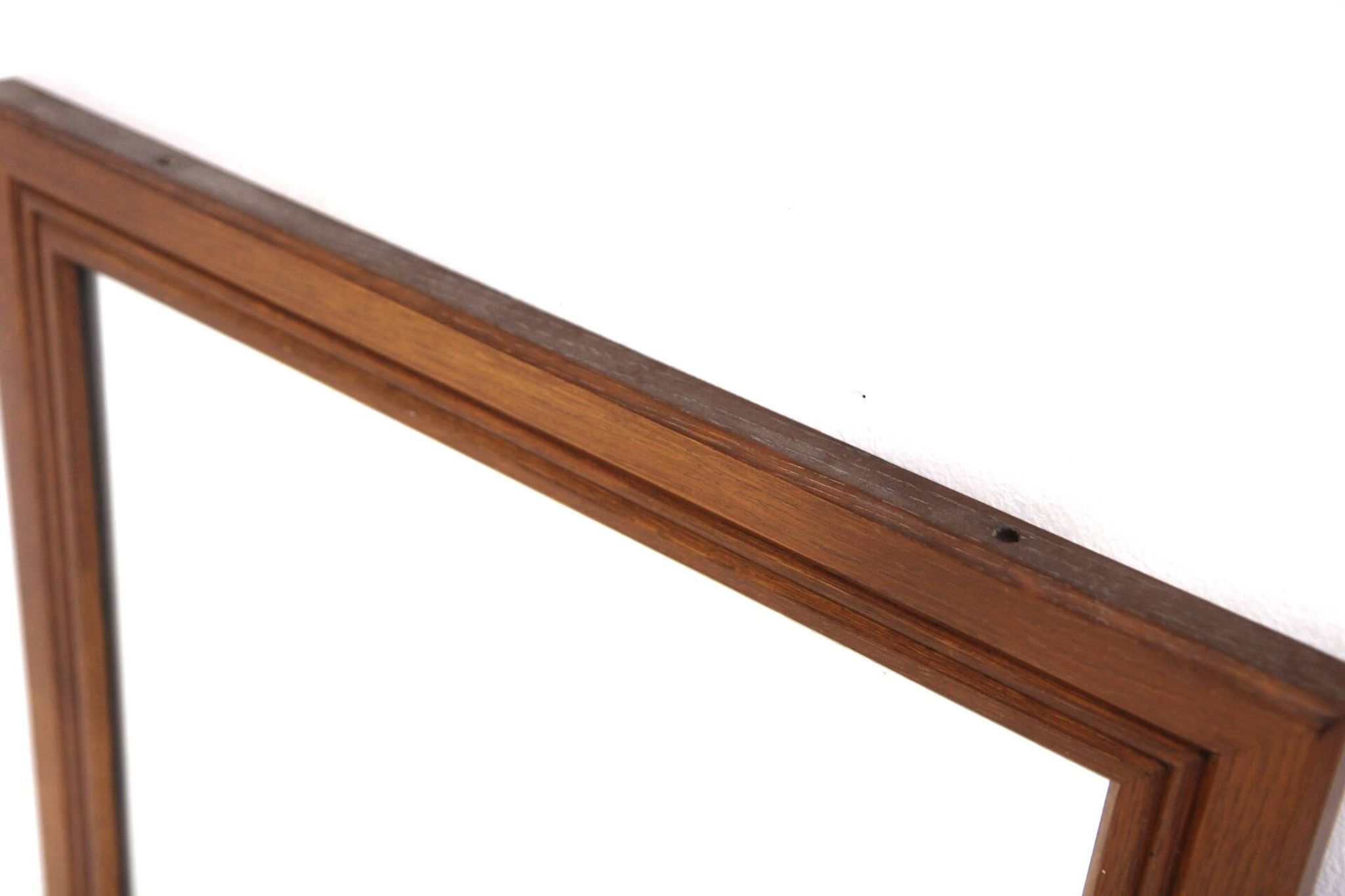 Miroir scandinave en chêne, Suède 1960, 100 x 55cm