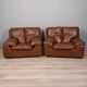 Paire de fauteuils années 1970 mod. bonheur design ammannati & vitelli pour brunati