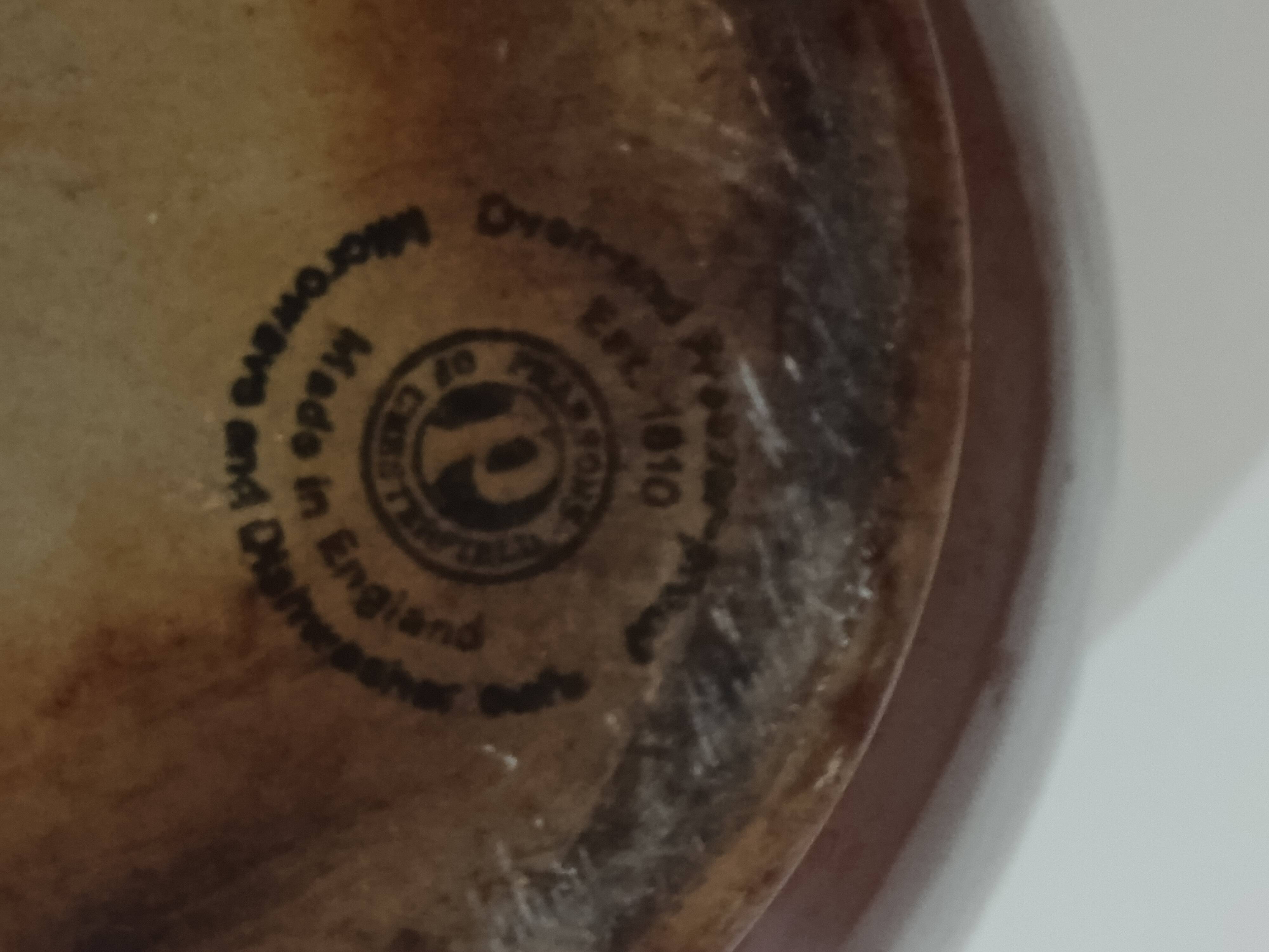 enameled stoneware soup tureen