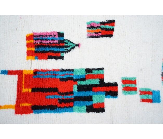 Colorful Berber carpet 300x178cm