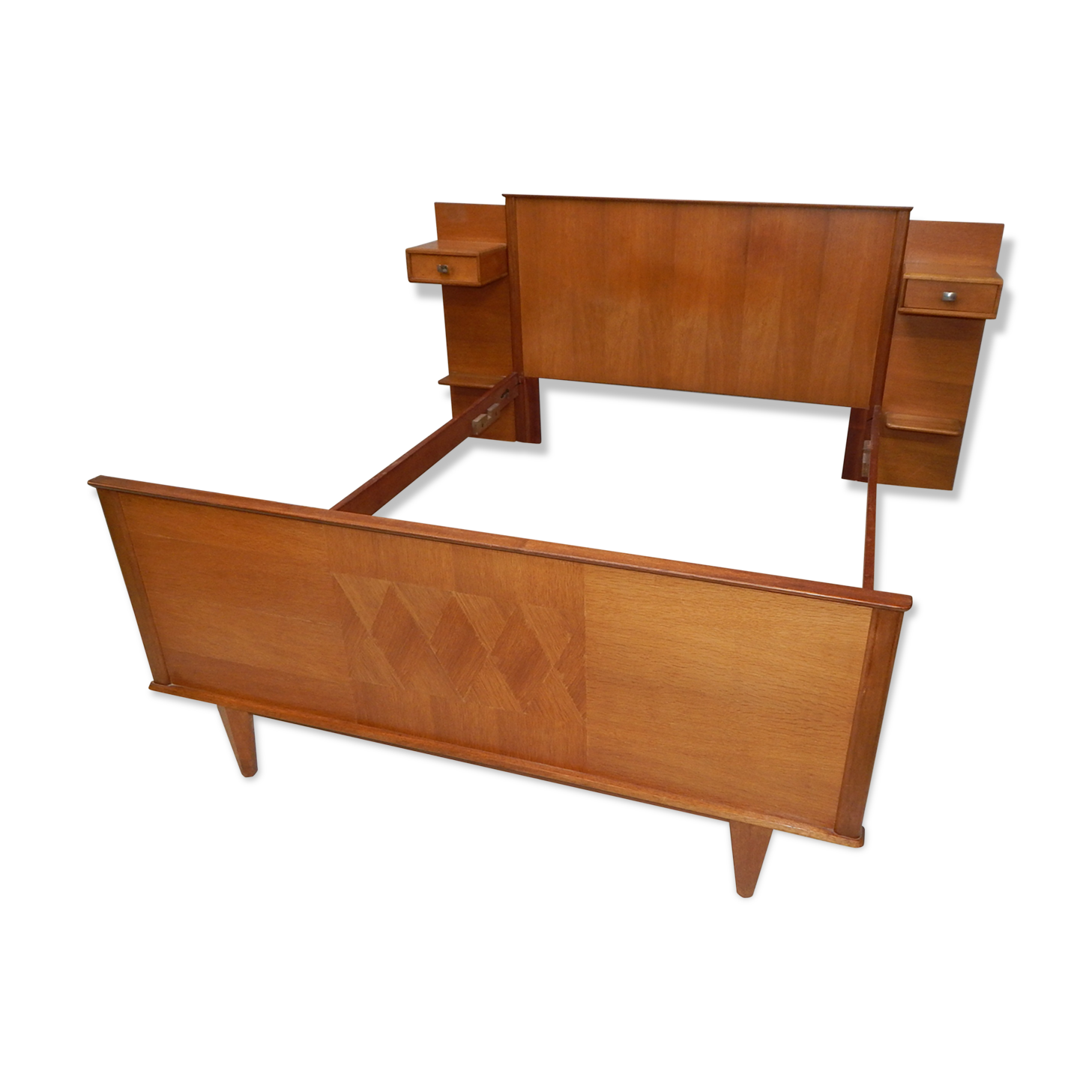 Head of bed 140 x 190 bed suspended vintage 50s