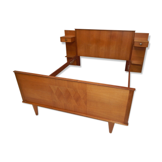 Head of bed 140 x 190 bed suspended vintage 50s