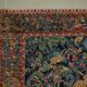 Mid Century wall tapestry with birds, animals, and leaves, Belgium 1960s.