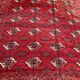 Nice big vintage carpet Bokhara handmade 200x282 cm