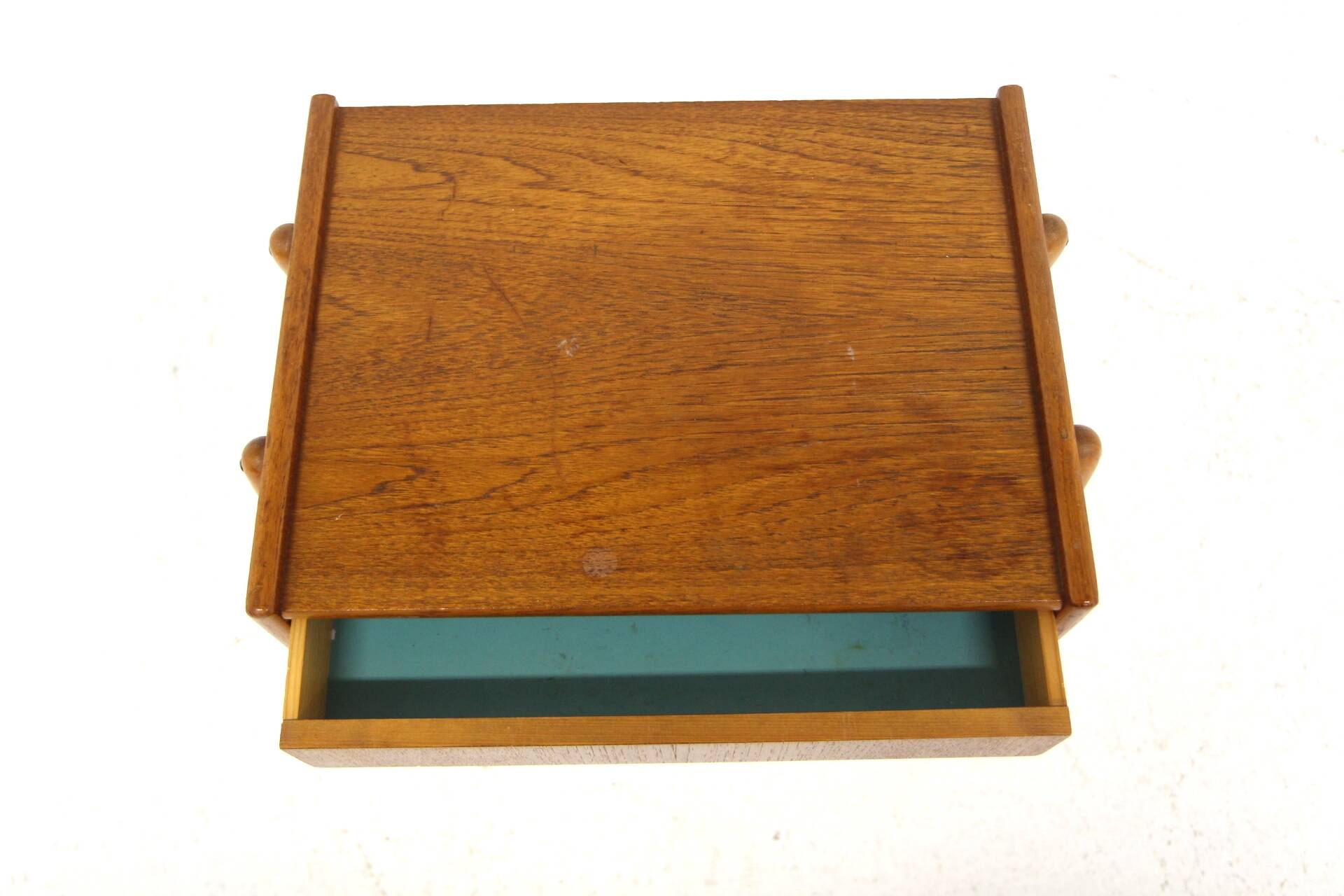 Scandinavian teak bedside table, AB Carlströms & Co Möbelfabrik, Sweden, 1960s