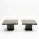 Pair Guy Lefevre Brass Laqué Sofa Tips for Roset Line 1970