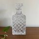 Whiskey decanter in cut crystal vintage tableware glass ACC-7065