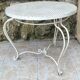 Table basse de jardin en métal