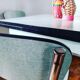 Table en formica des années 50 et ses 4 chaises assorties