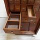 Antique watchmakers cabinet with drawers